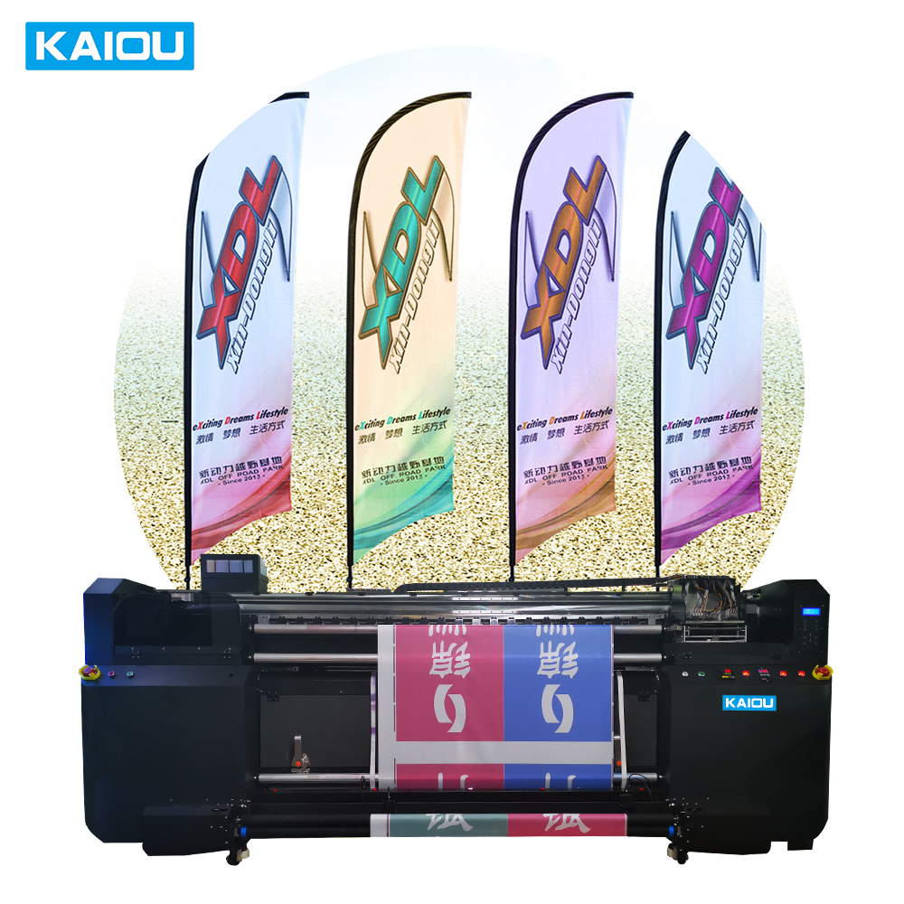 Impresora de bandera KAIOU 4*i3200 cabezal de impresión 