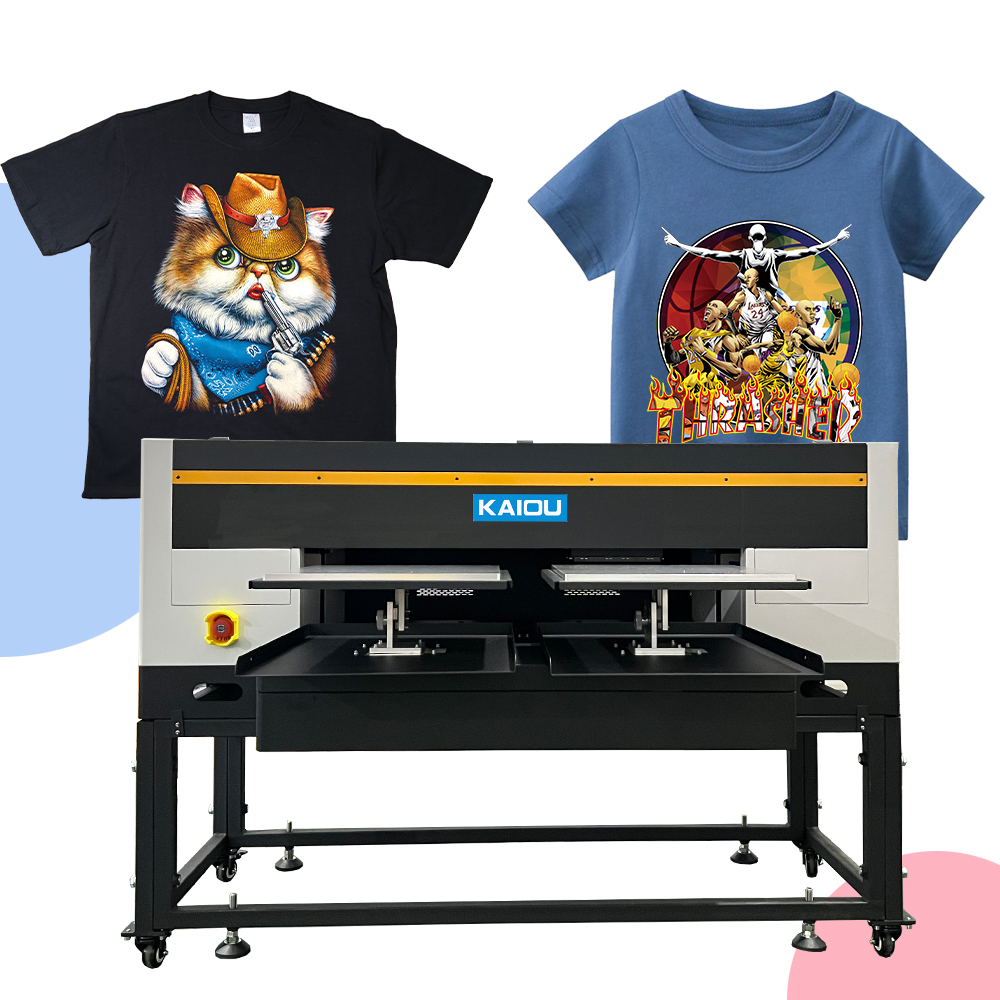 2023 kaiou nueva impresora DTG 4 * i3200 cabezal de impresión para algodón